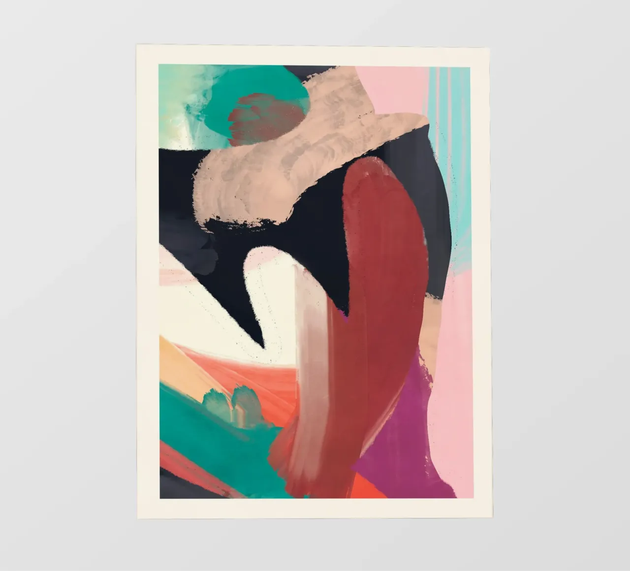 Pittura astratta 3 telo in pvc da LeaDArt