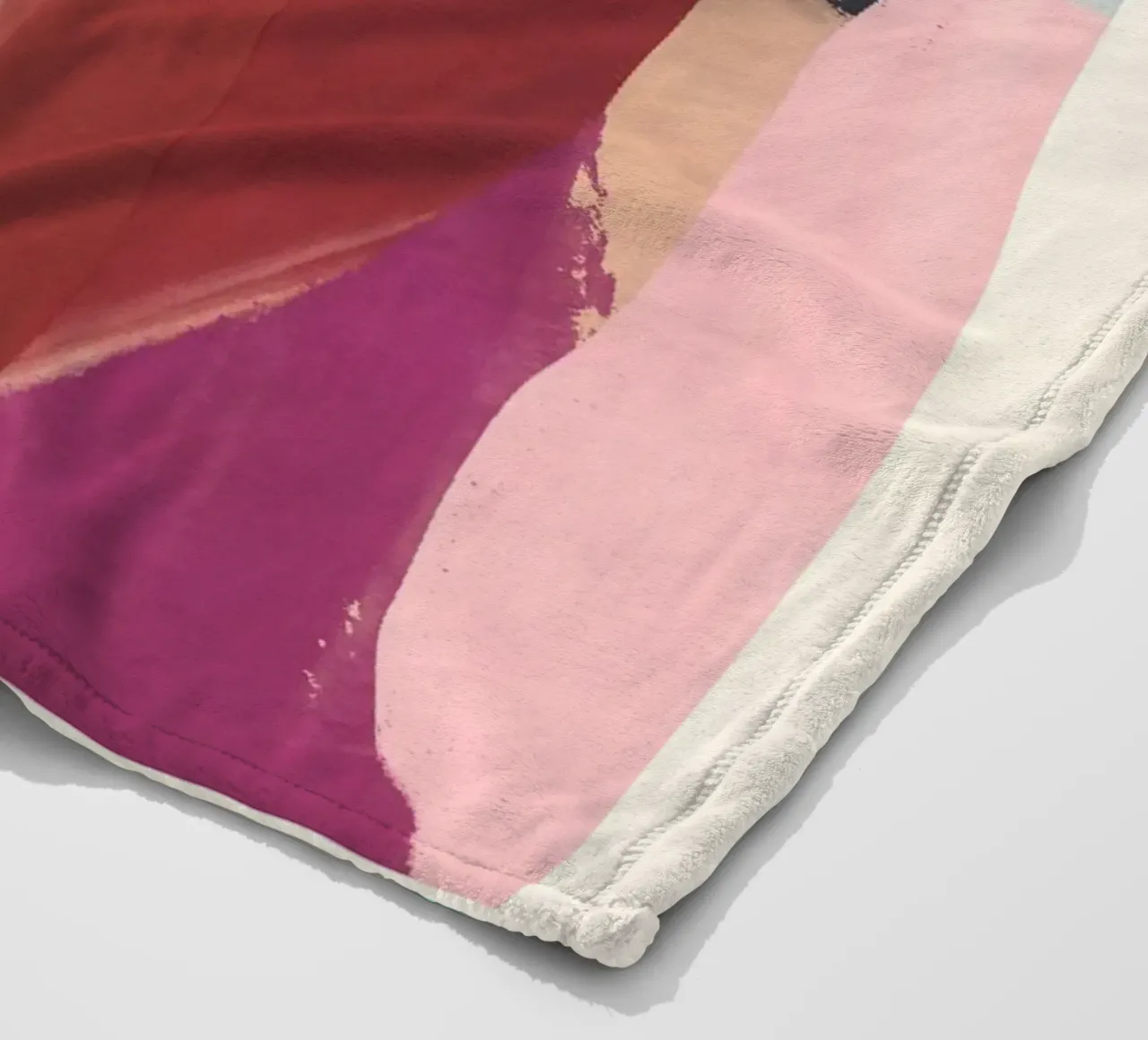 Abstract Painting 3 fleece blanket by LeaDArt