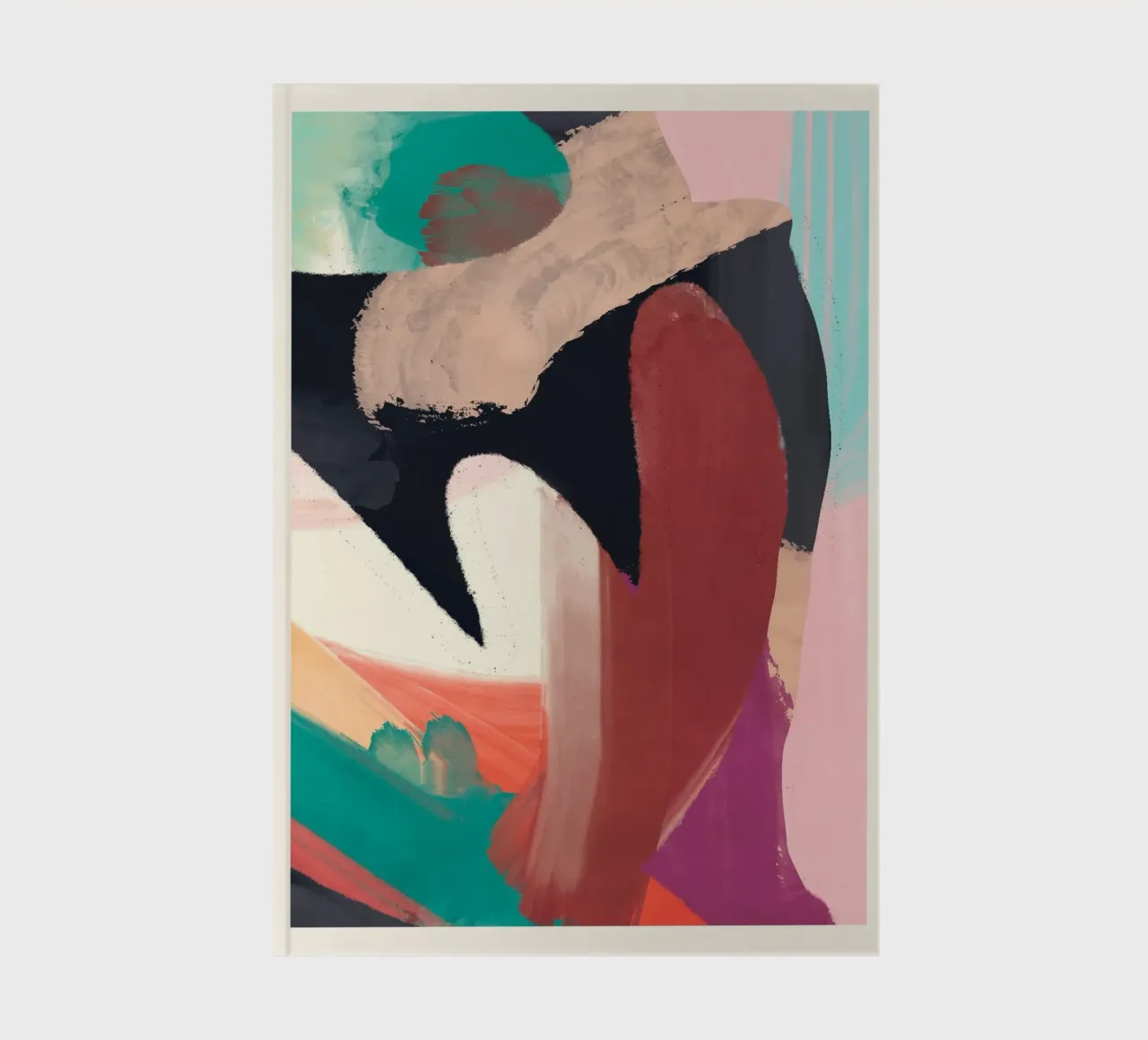 Abstrakte Malerei 3 Notizbuch von LeaDArt