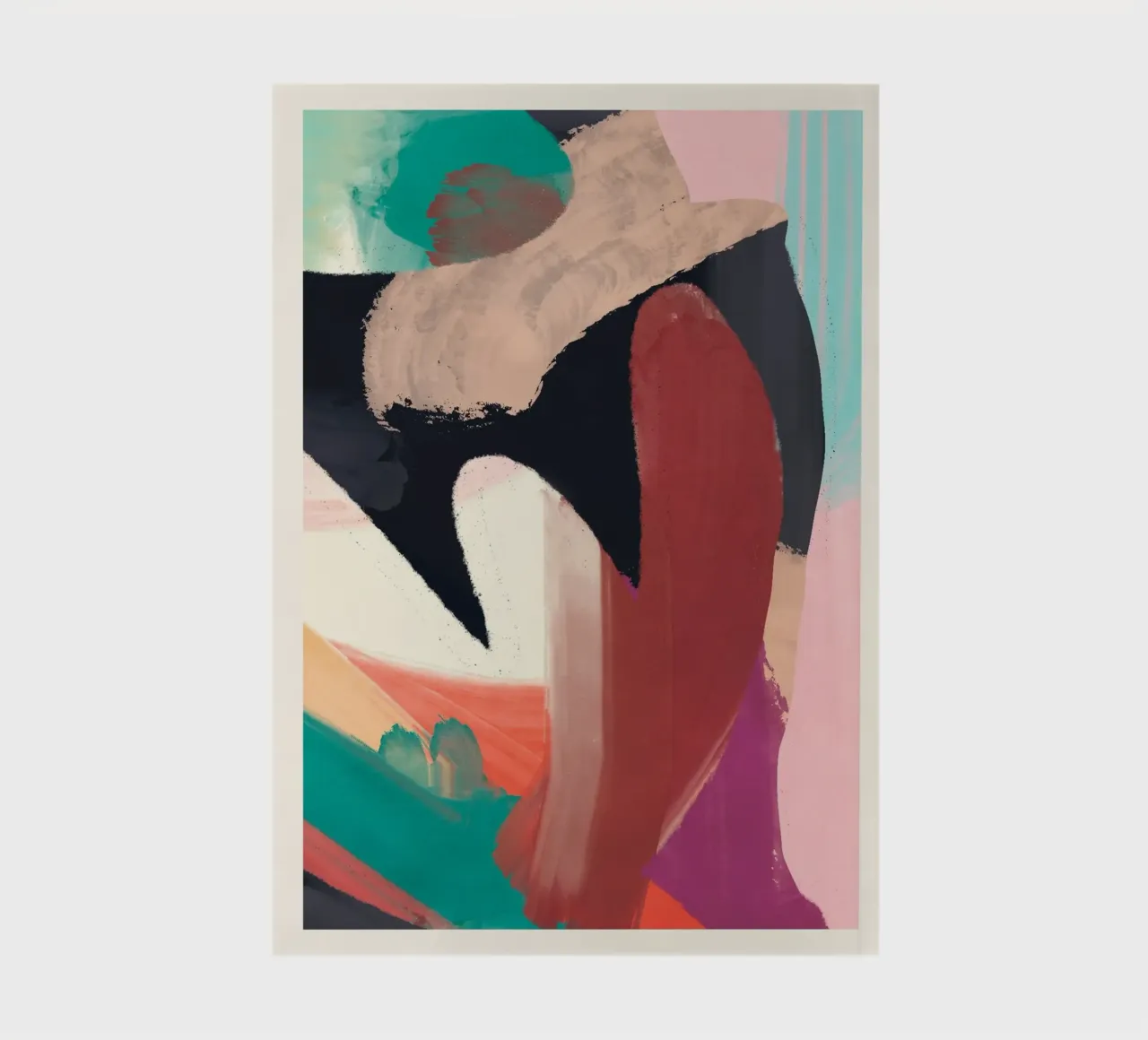 Abstrakte Malerei 3 Notizbuch von LeaDArt