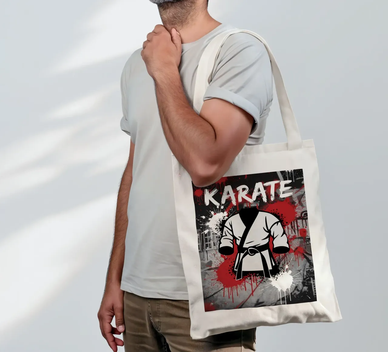 Karate: La via del guerriero borsa in juta da GameDay Studio