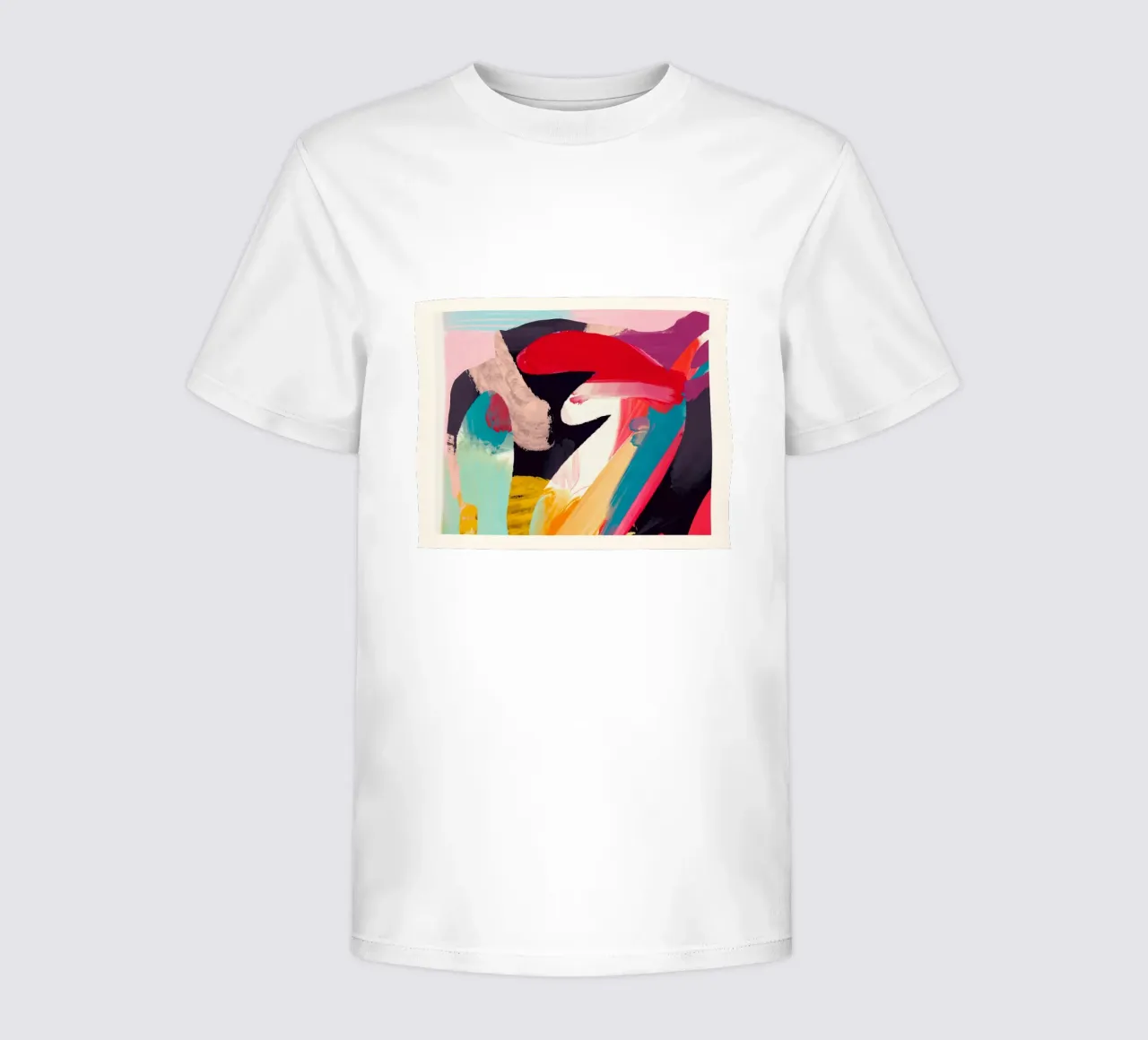 Abstract Schilderen 4 kinder t-shirt van LeaDArt