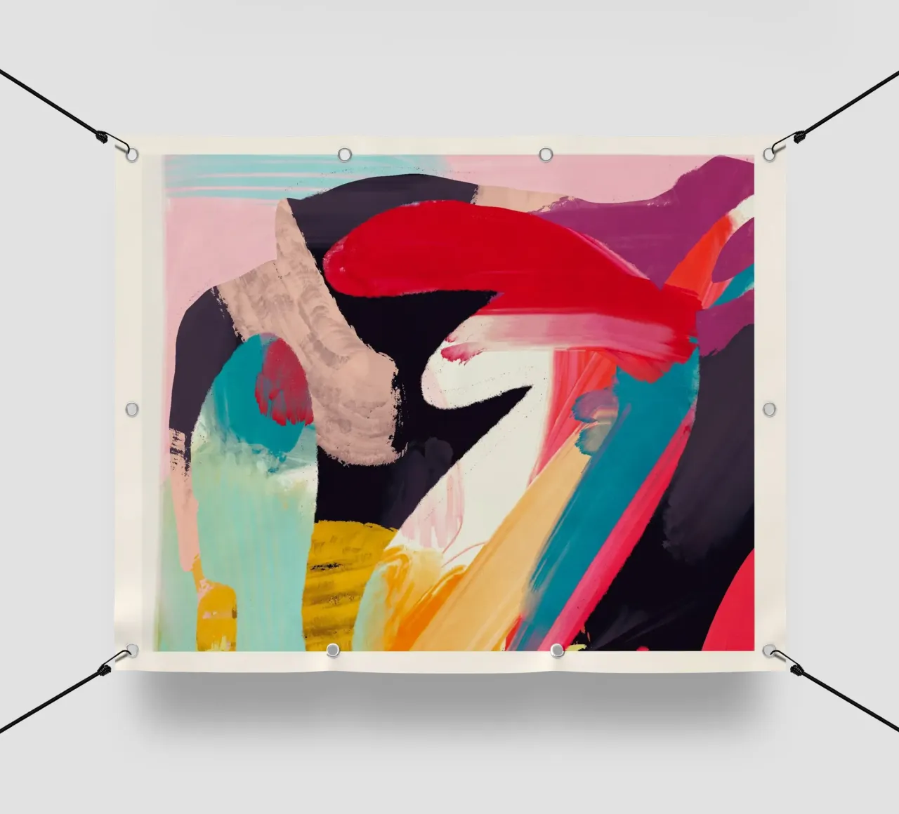 Abstract Painting 4 pvc cover by LeaDArt