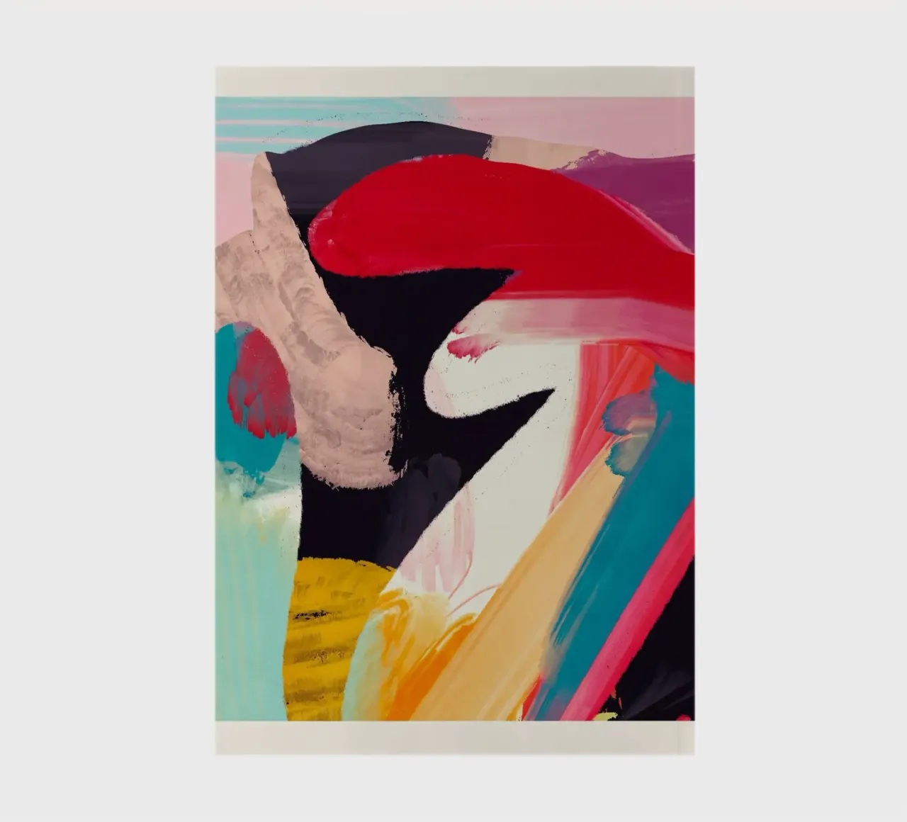 Abstract Painting 4 notebook by LeaDArt