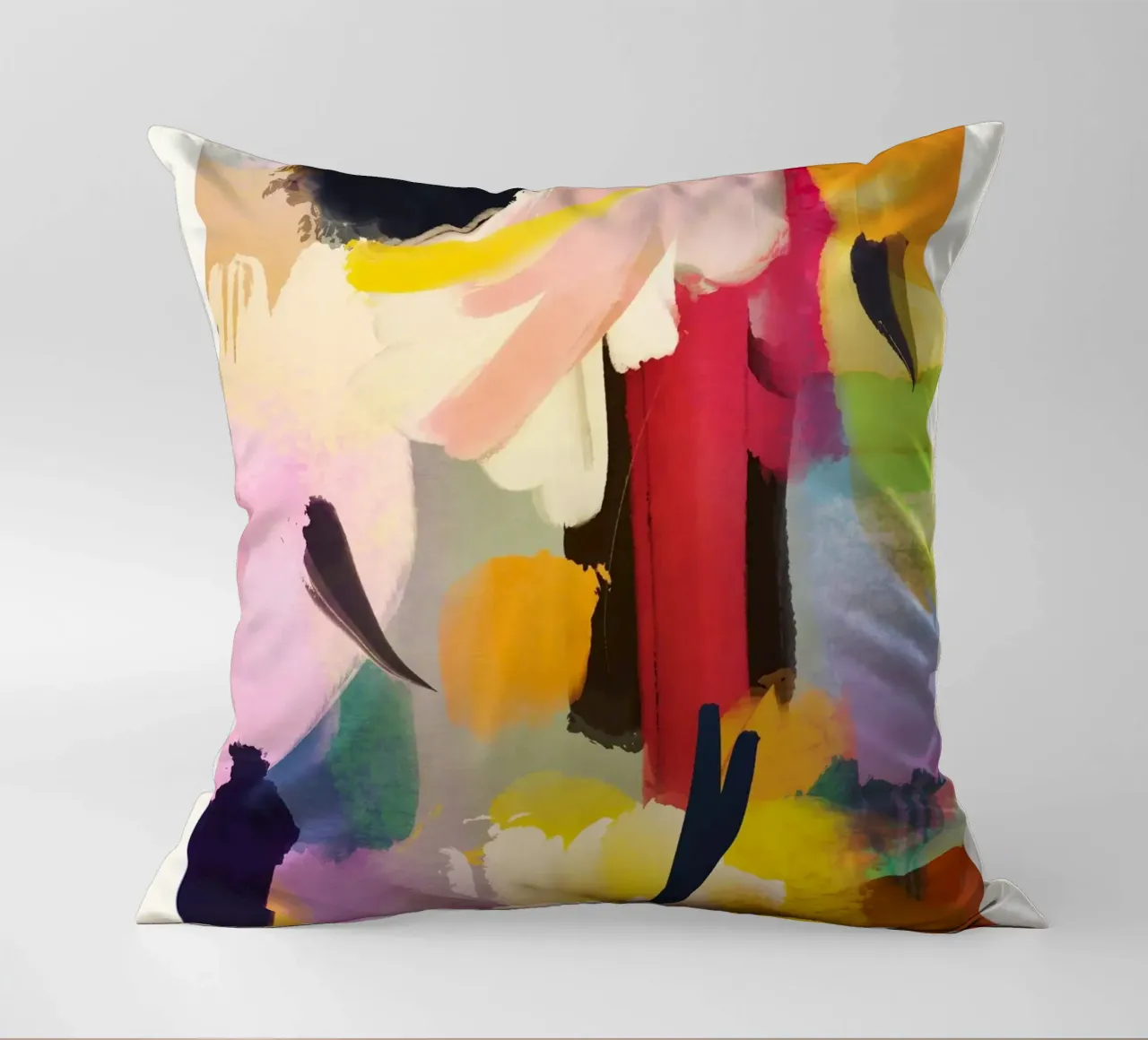 Abstract Painting 5 decorative cushion by LeaDArt