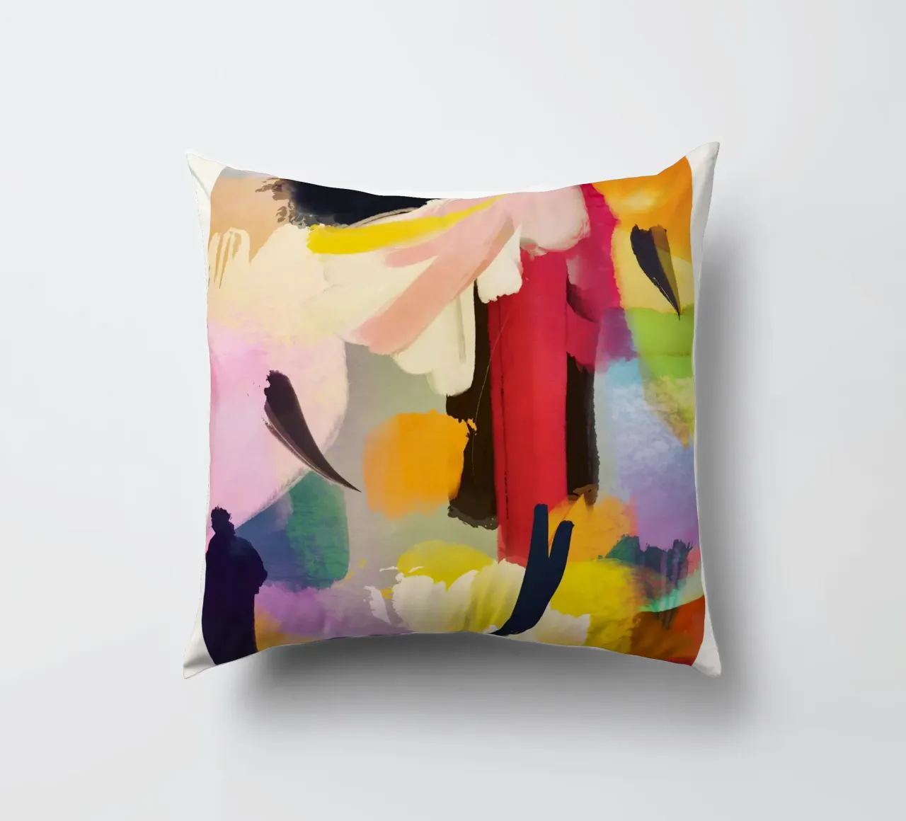Abstract Painting 5 decorative cushion by LeaDArt