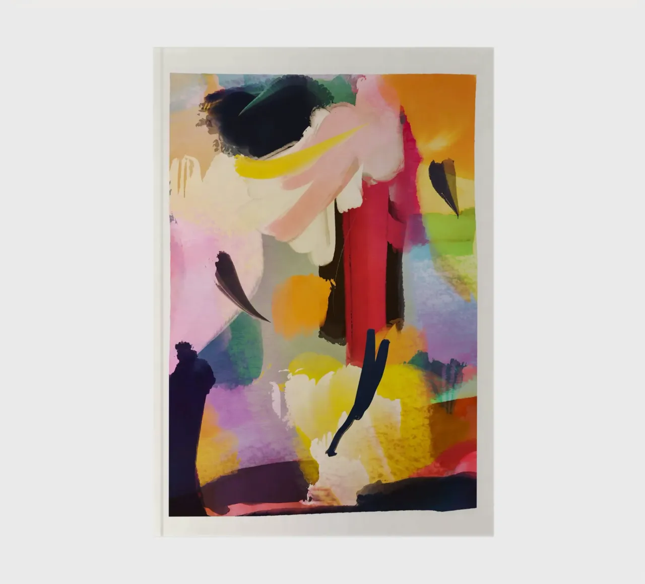 Abstract Painting 5 notebook by LeaDArt