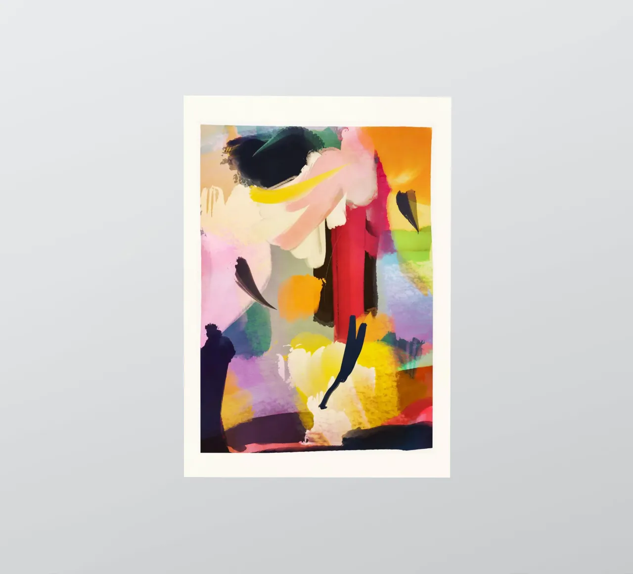 Abstract Painting 5 sticker by LeaDArt