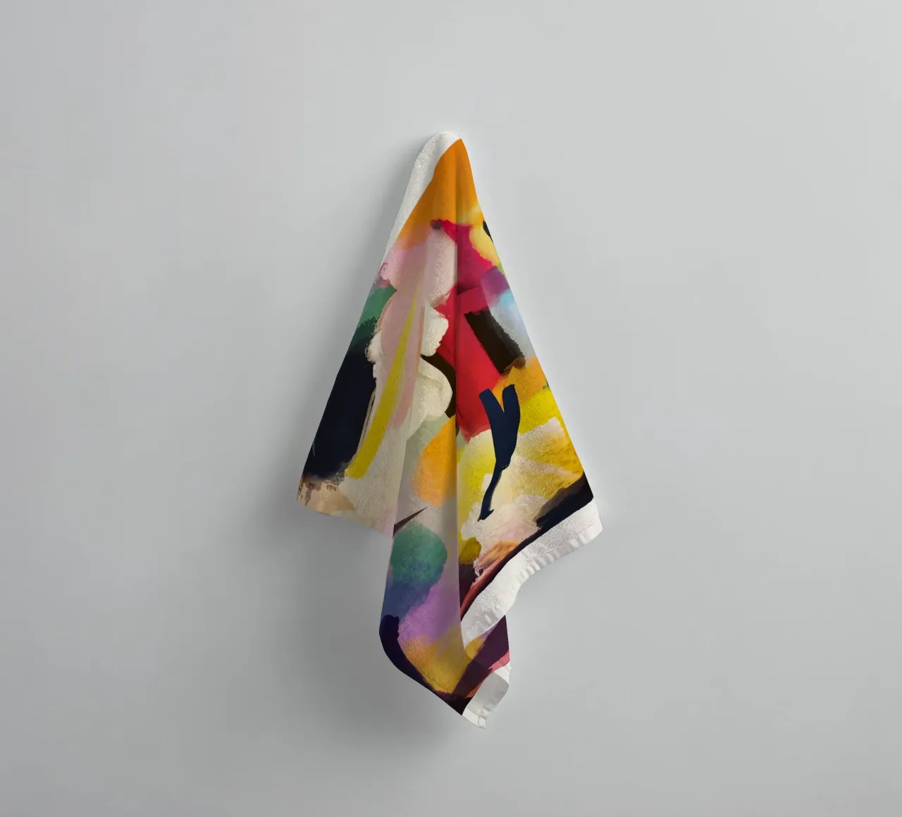 Abstract Painting 5 towel by LeaDArt