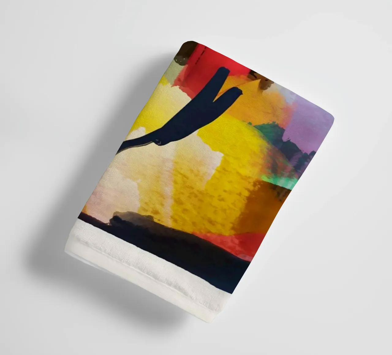 Abstract Painting 5 towel by LeaDArt