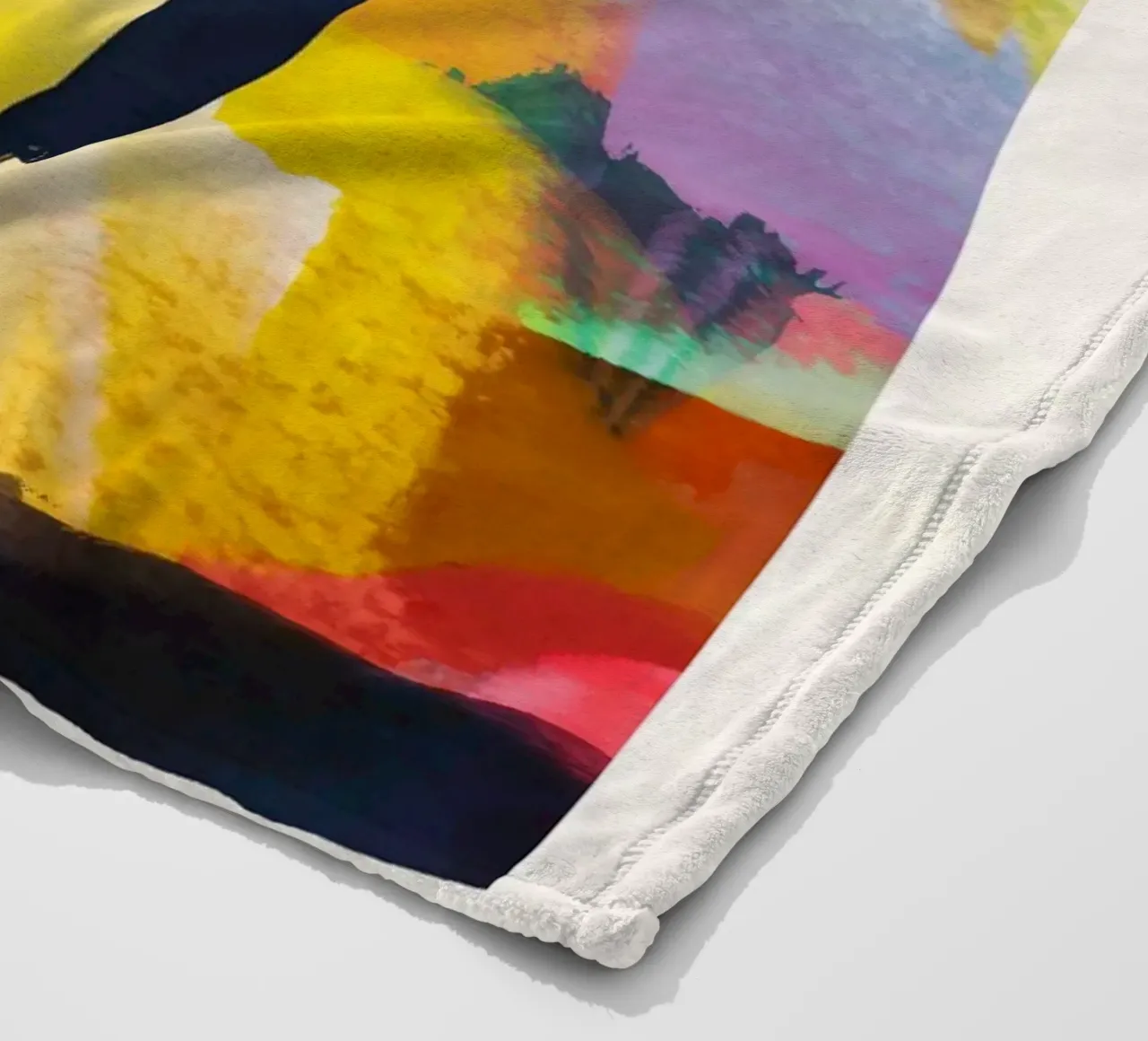 Pittura astratta 5 coperta in pile da LeaDArt