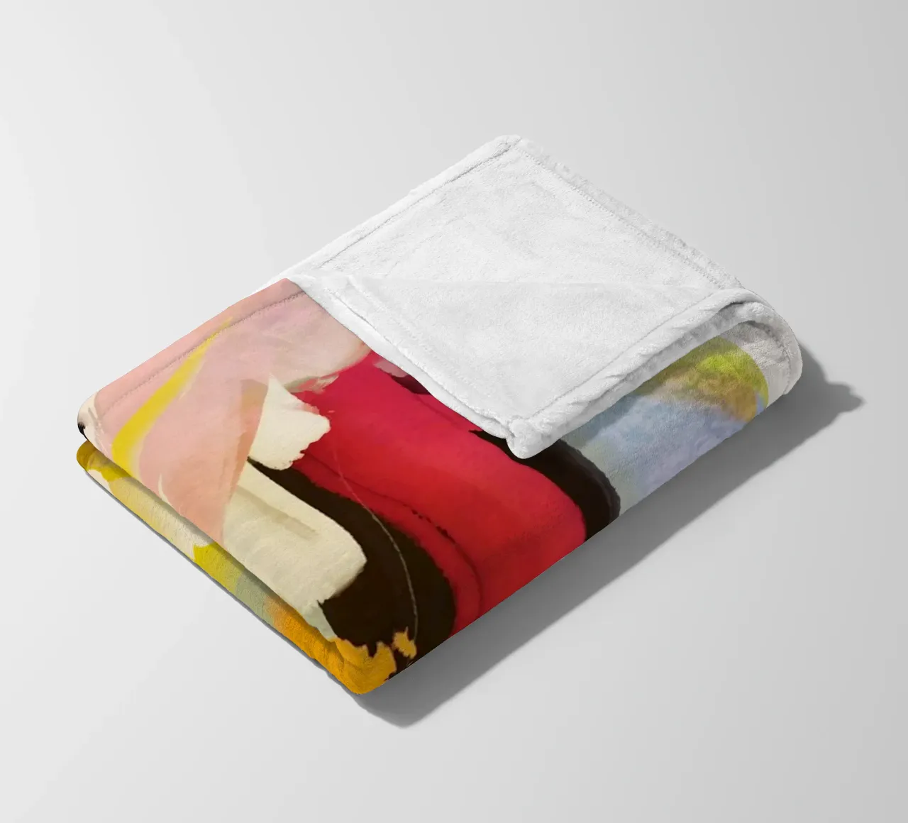 Pittura astratta 5 coperta in pile da LeaDArt