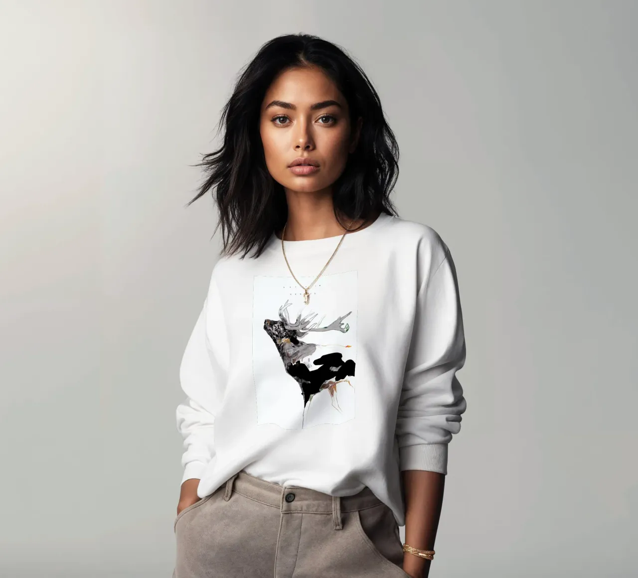 Hirsch 1 felpa da Mala Alani