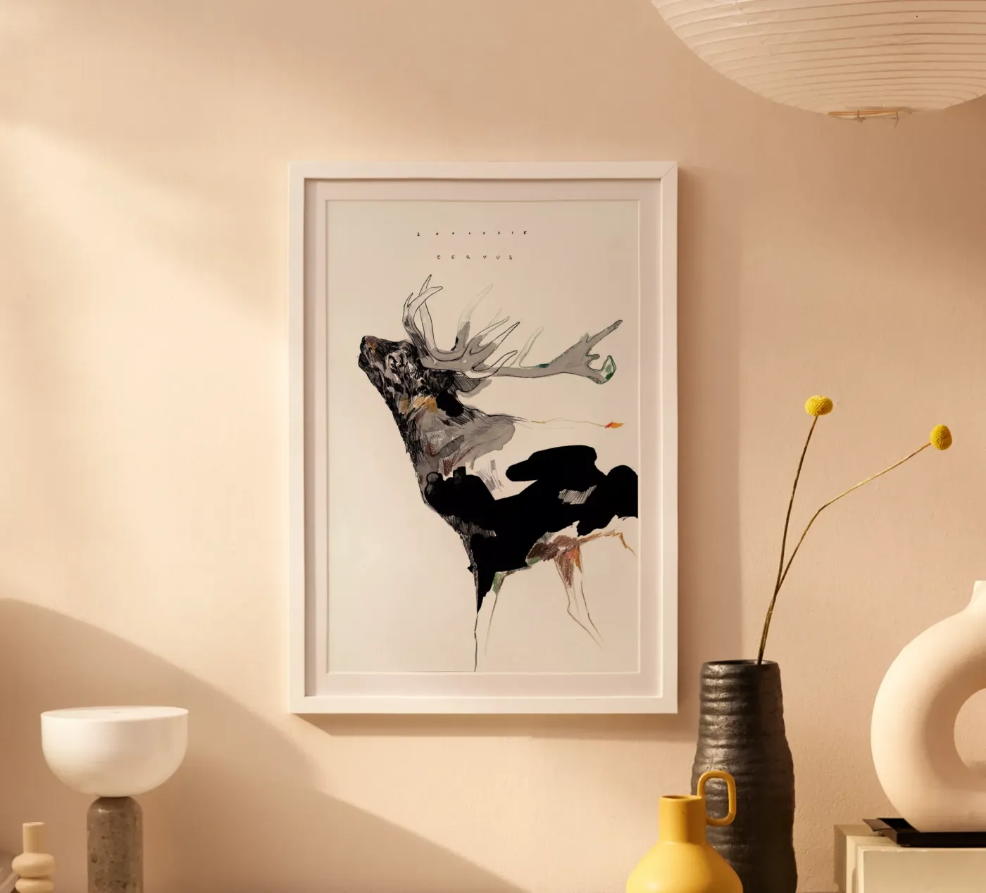 Hirsch 1 poster by Mala Alani