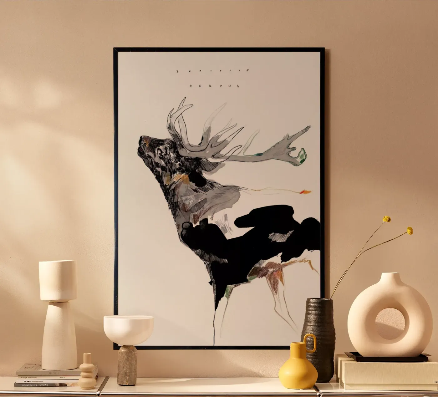 Hirsch 1 poster by Mala Alani