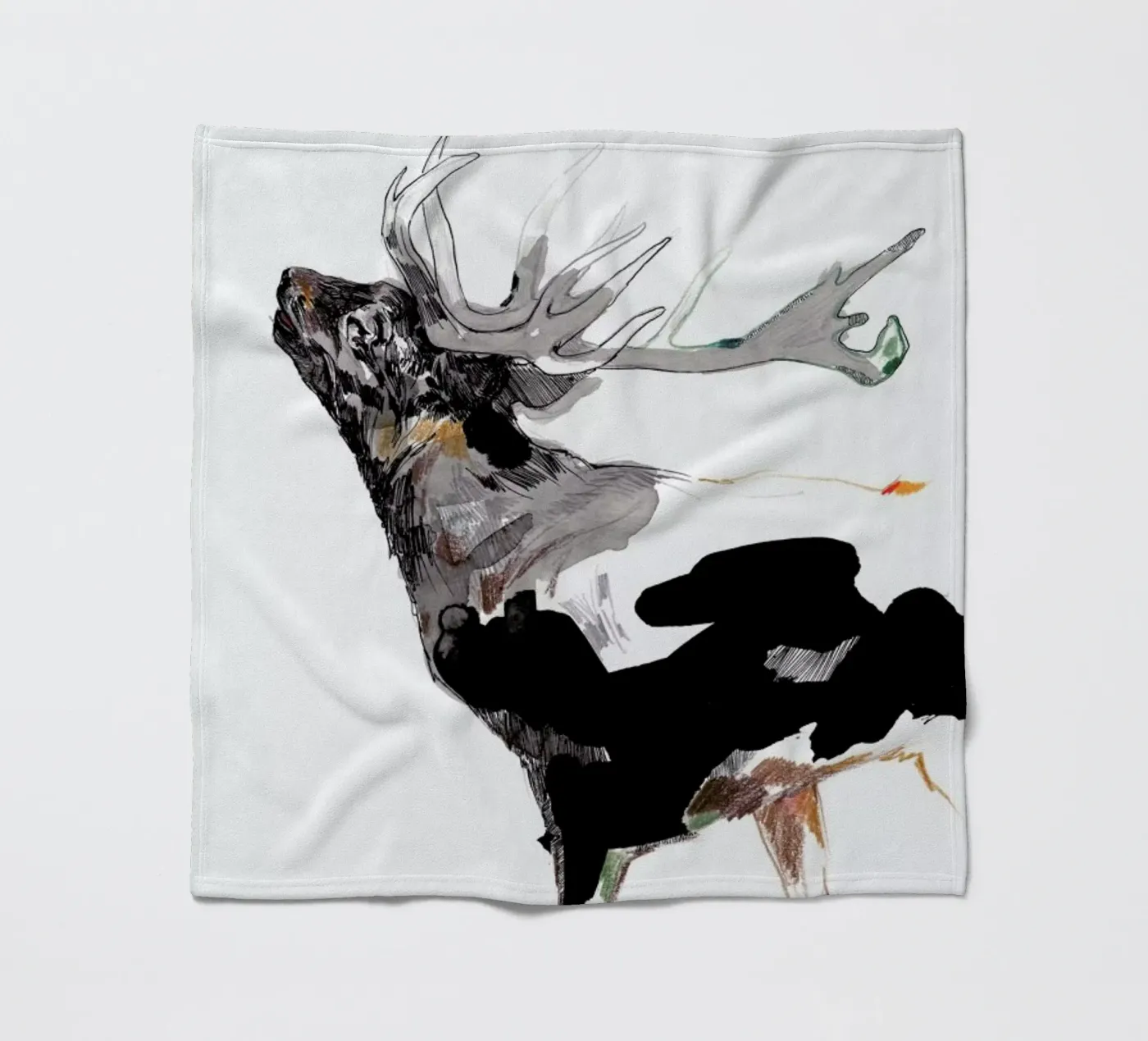 Hirsch 1 fleecedeken van Mala Alani