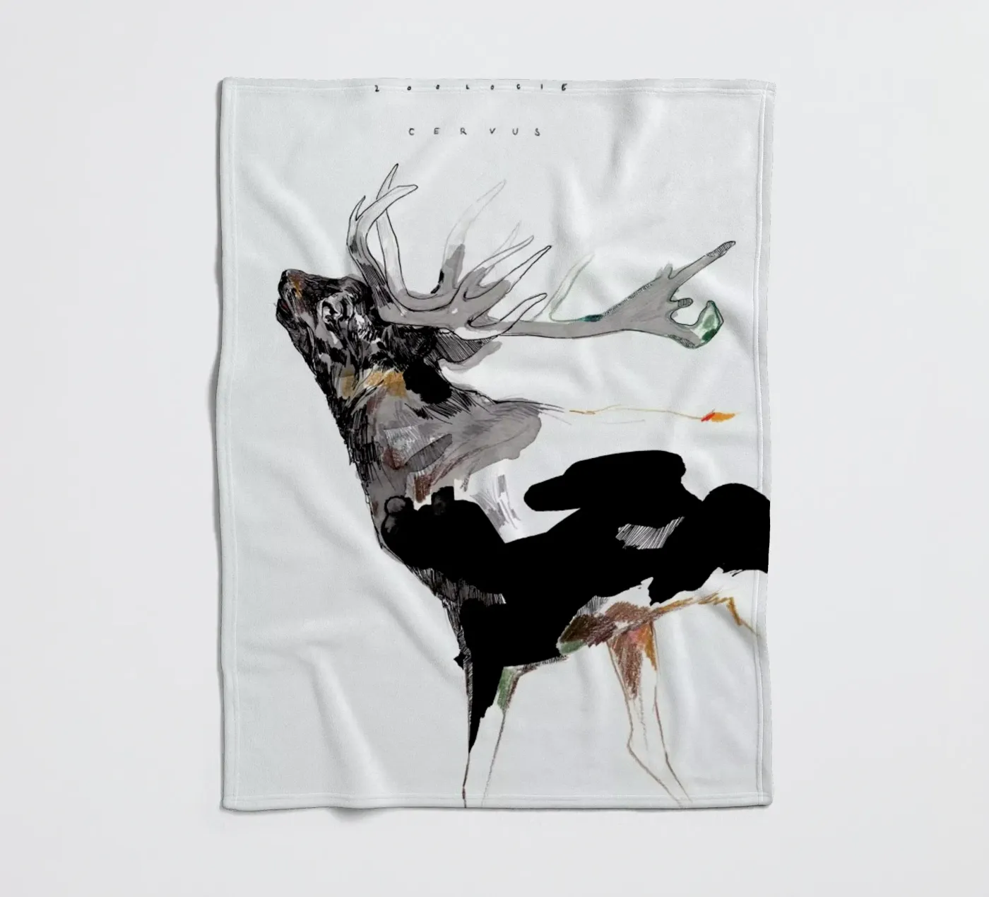 Hirsch 1 fleecedeken van Mala Alani