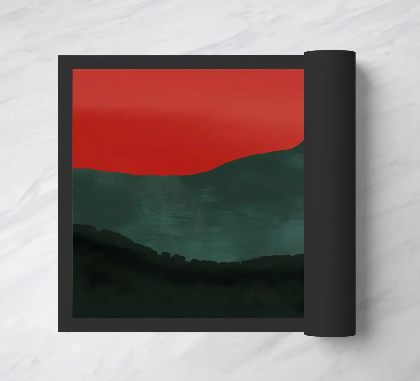 Eerste zon deurmat van Little Dean