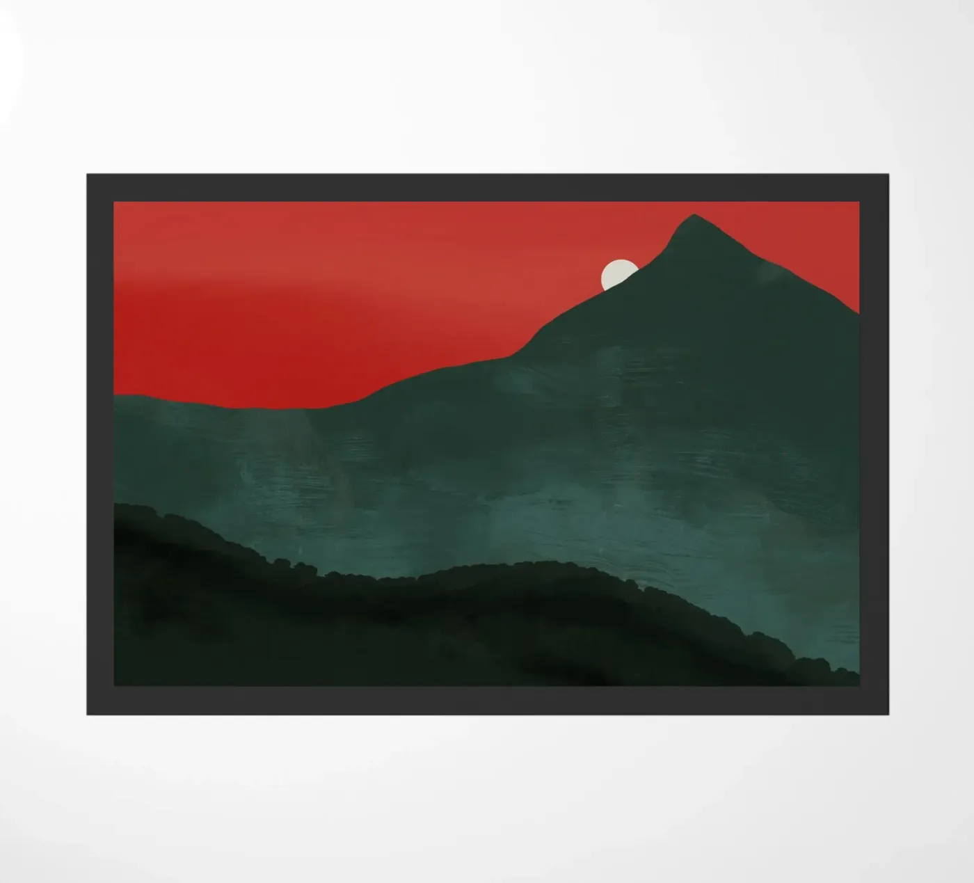 Eerste zon deurmat van Little Dean