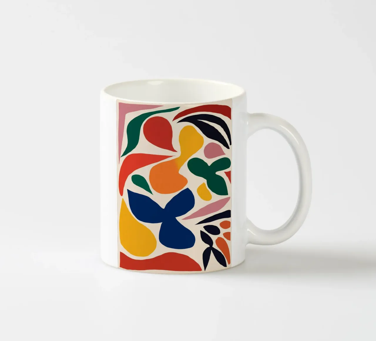 Ritagliare foglie e petali tazza in ceramica da Little Dean