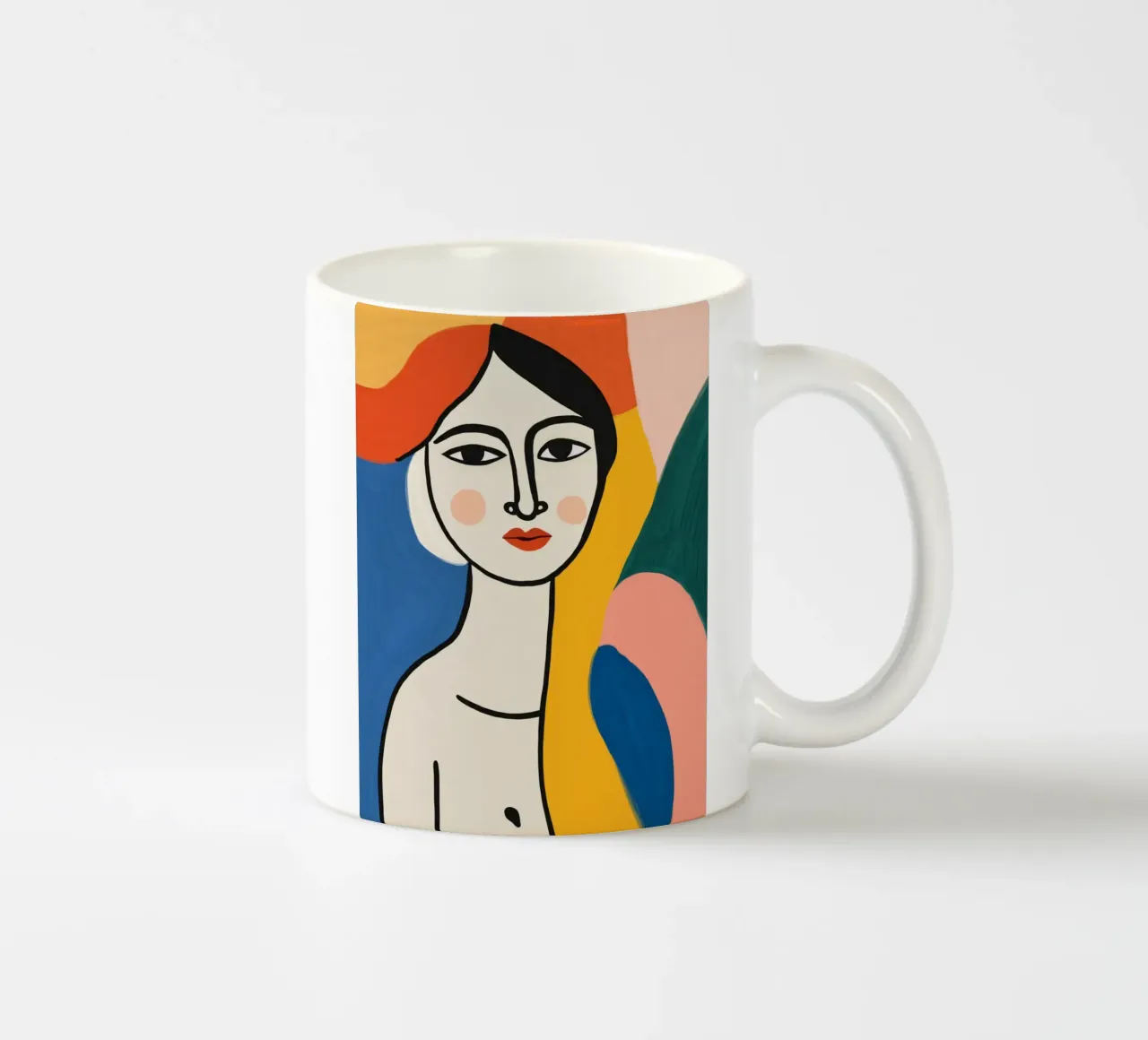 Ritratto di una signora indiana tazza in ceramica da Little Dean