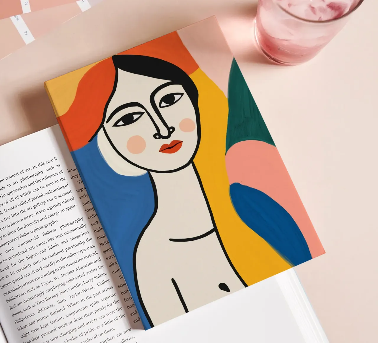 Portrait d'une femme indienne carnet de notes de Little Dean