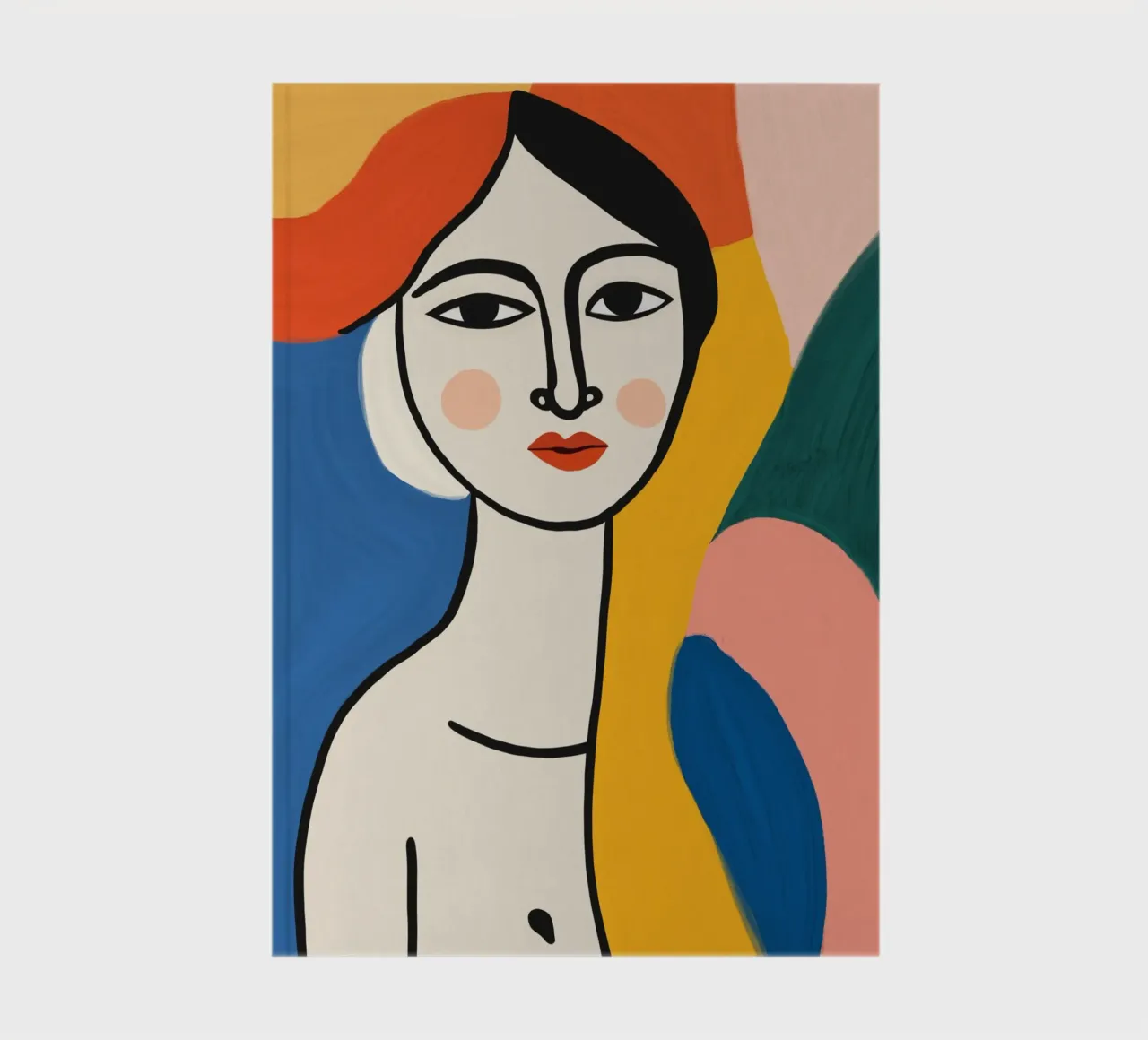 Portrait d'une femme indienne carnet de notes de Little Dean