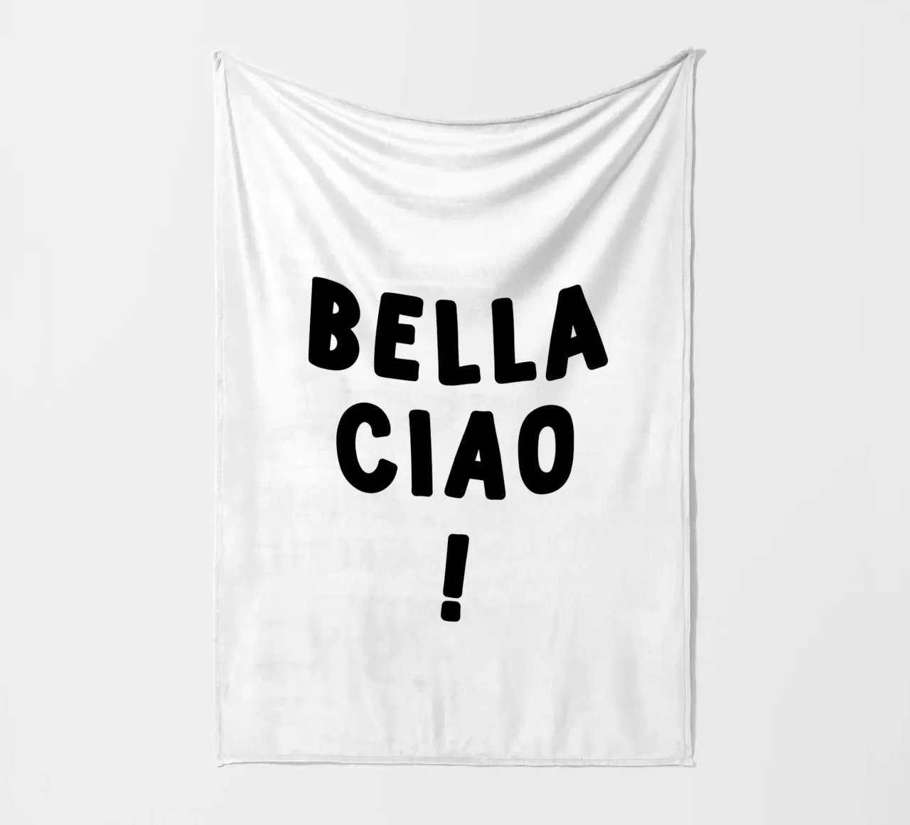 Bella Ciao coperta in pile da YV TYPOGRAPHY