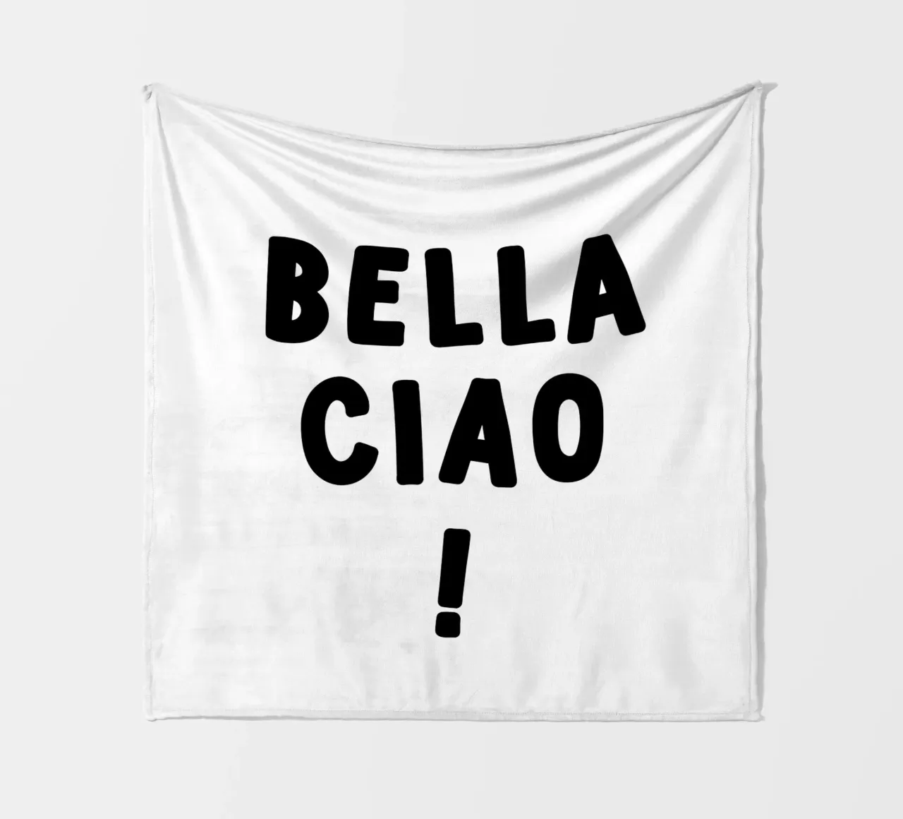 Bella Ciao coperta in pile da YV TYPOGRAPHY