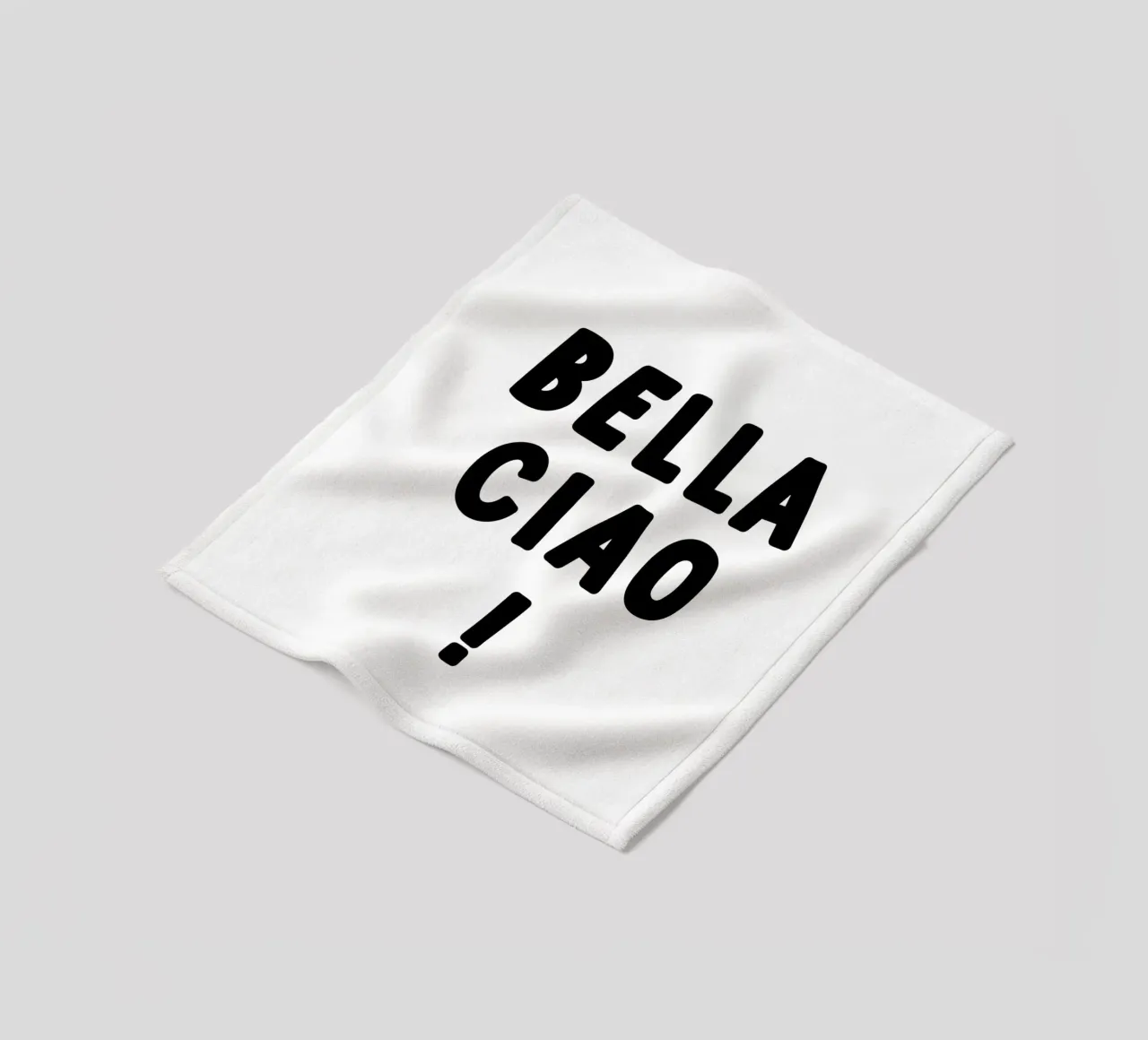 Bella Ciao coperta in pile da YV TYPOGRAPHY