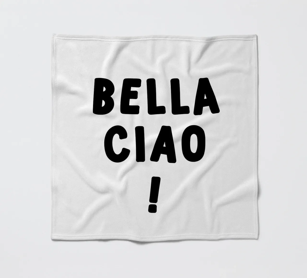 Bella Ciao coperta in pile da YV TYPOGRAPHY