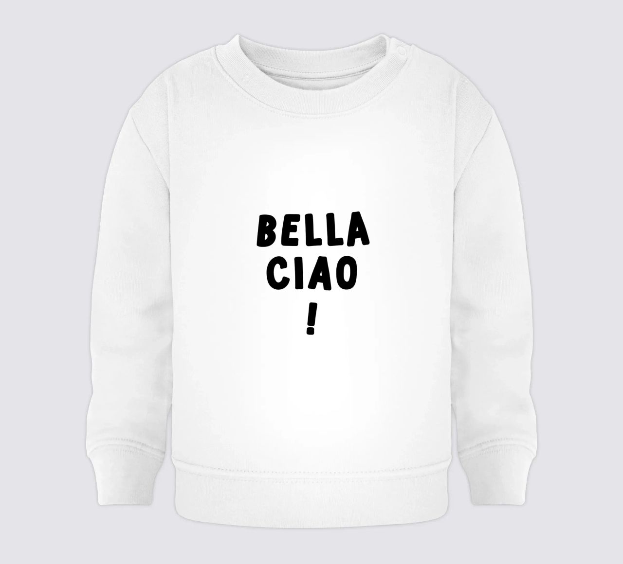 Bella Ciao felpa neonato da YV TYPOGRAPHY