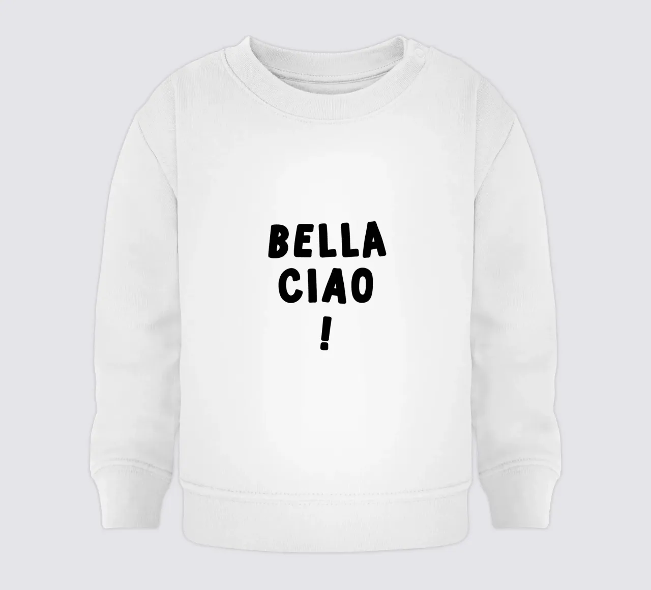 Bella Ciao felpa neonato da YV TYPOGRAPHY