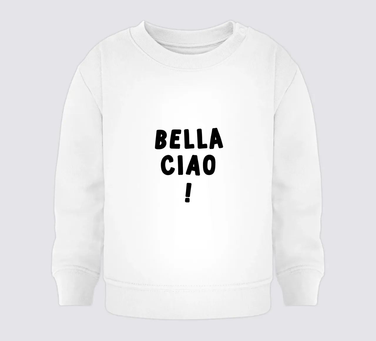 Bella Ciao baby sweatshirt van YV TYPOGRAPHY