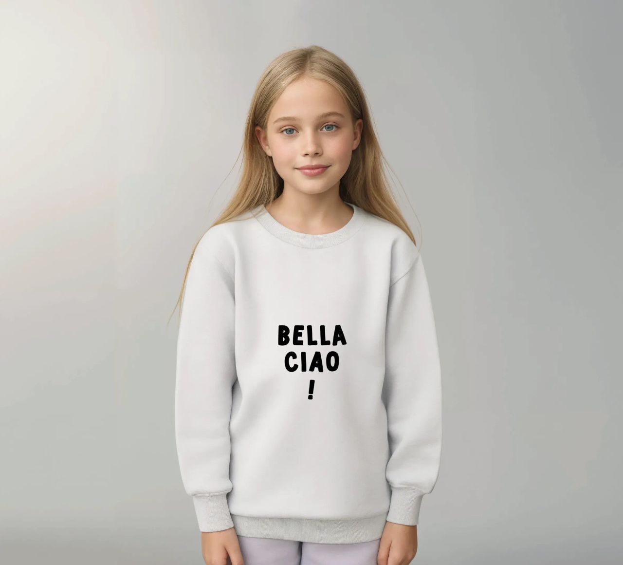 Bella Ciao felpa bambino da YV TYPOGRAPHY