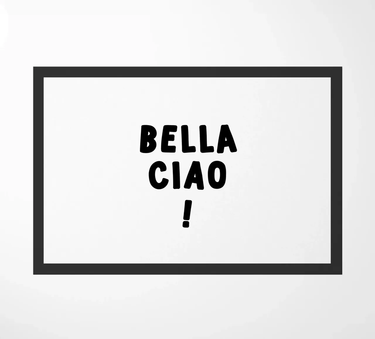 Bella Ciao zerbino da YV TYPOGRAPHY