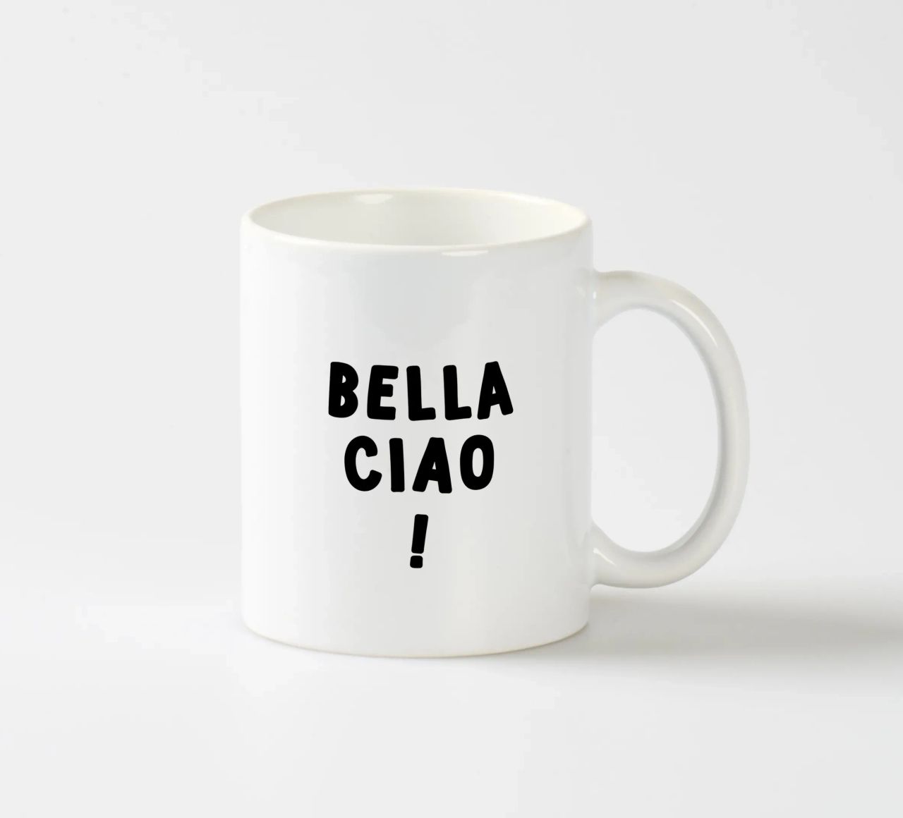 Bella Ciao tazza in ceramica da YV TYPOGRAPHY