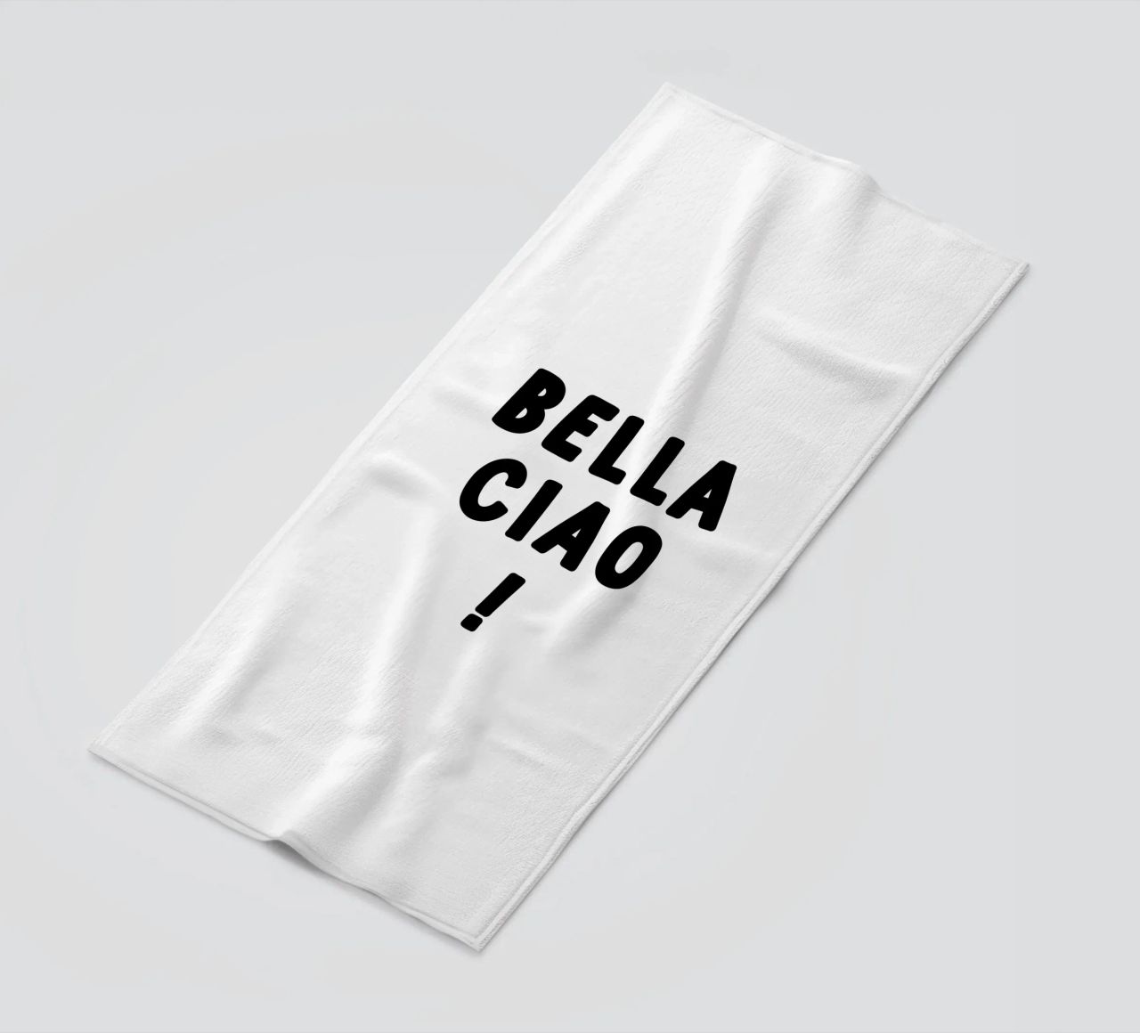 Bella Ciao telo mare da YV TYPOGRAPHY
