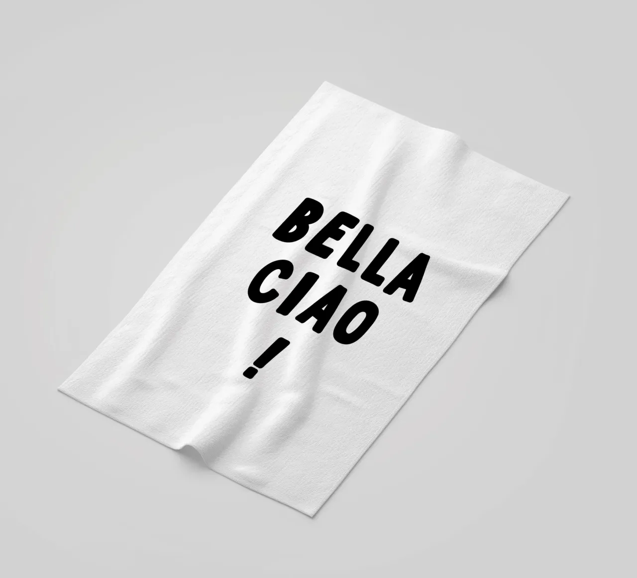 Bella Ciao toalla de playa de YV TYPOGRAPHY