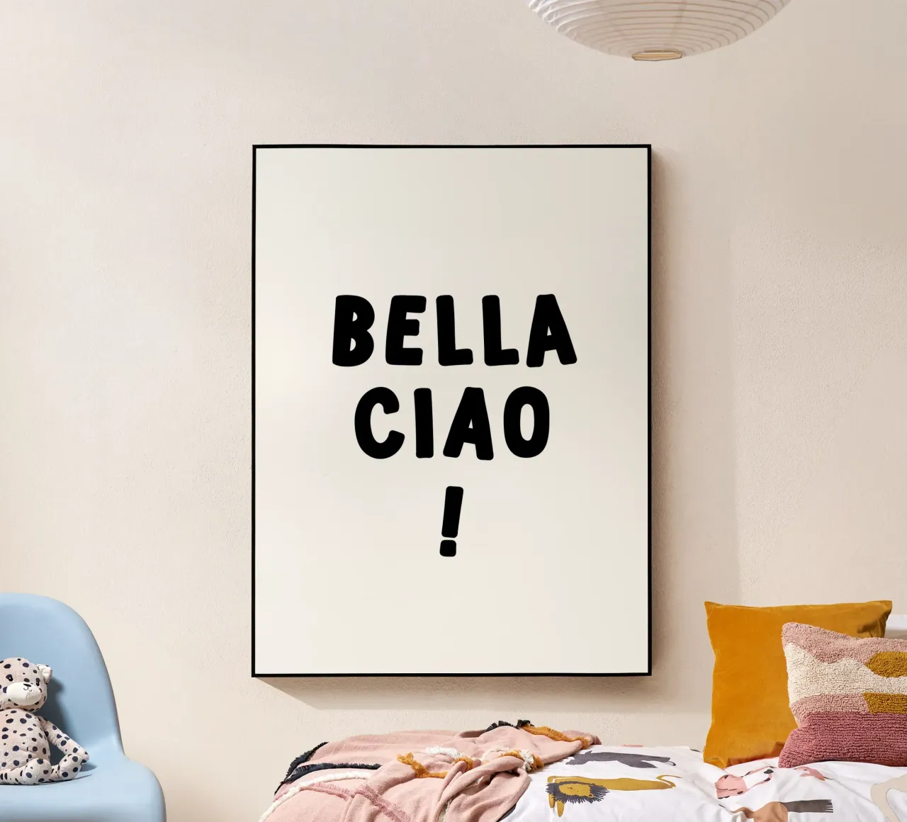 Bella Ciao plexiglass da YV TYPOGRAPHY