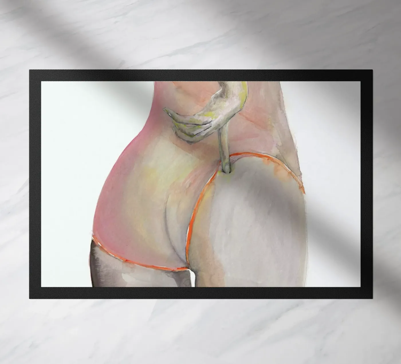 Cherry Bomb Fußmatte von Victoria Verbaan