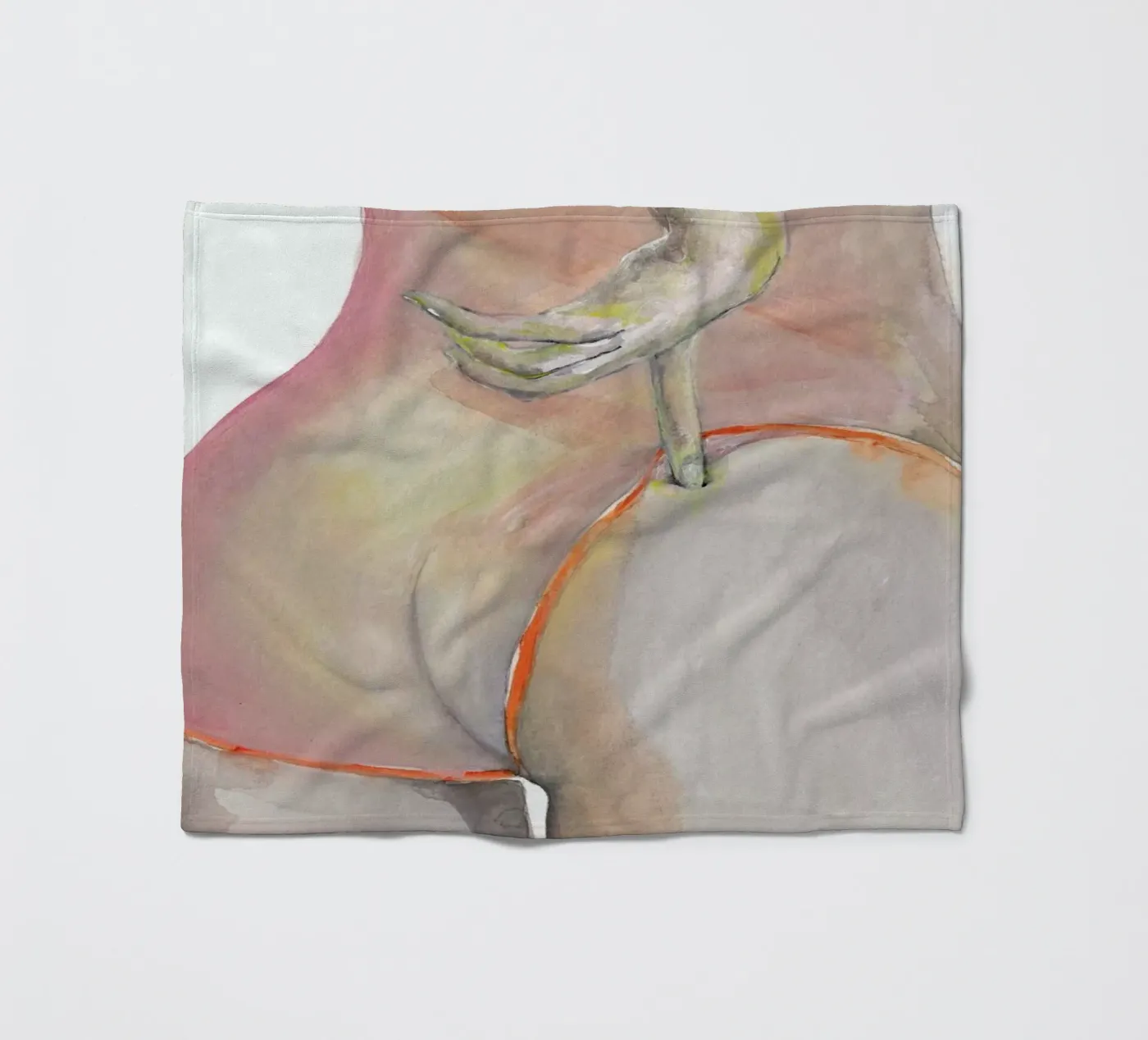 Cherry Bomb fleece blanket by Victoria Verbaan
