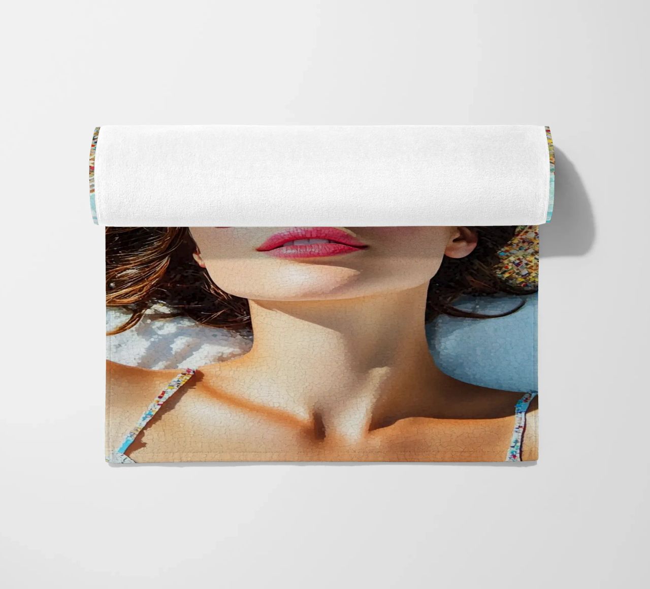 Eleganza femminile estiva telo mare da Carinaprint