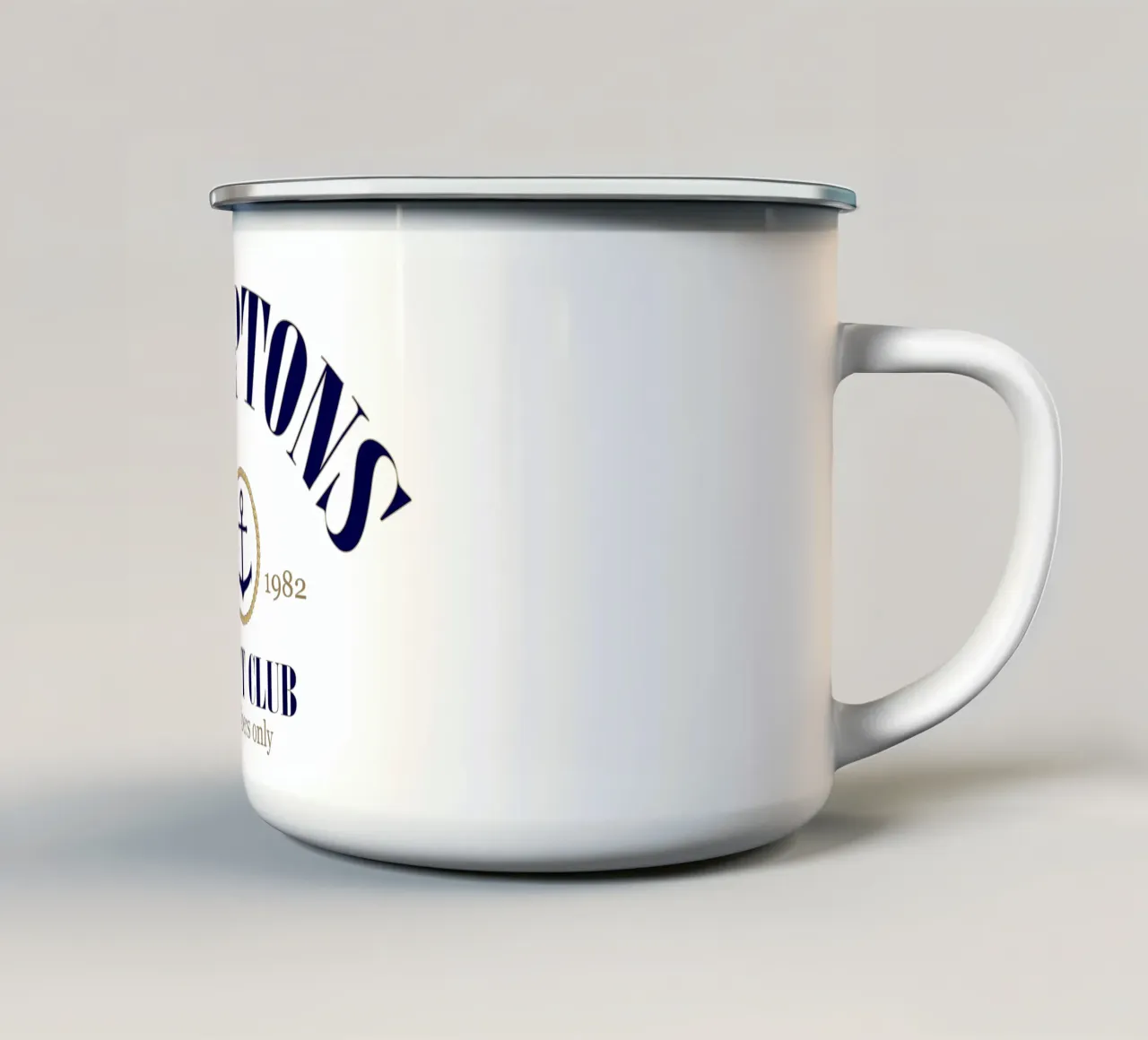 HAMPTONS YACHT CLUB tazza in smalto da ririedis