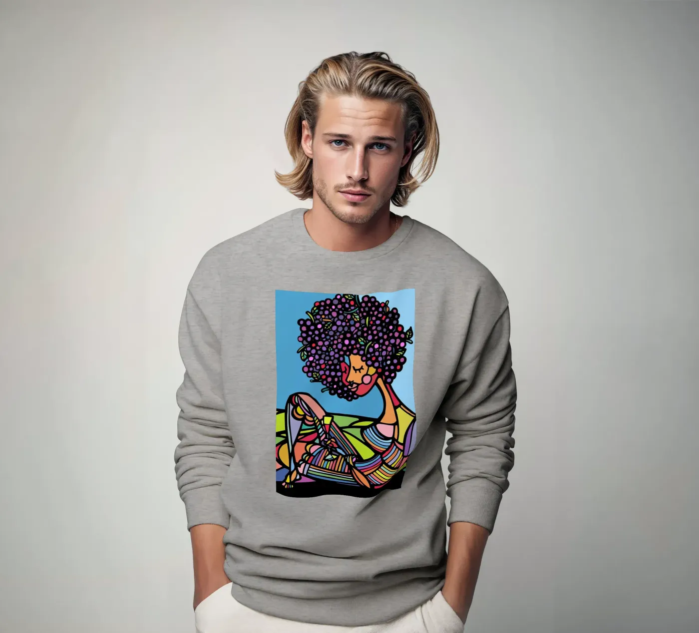 Afro felpa da Ninhol