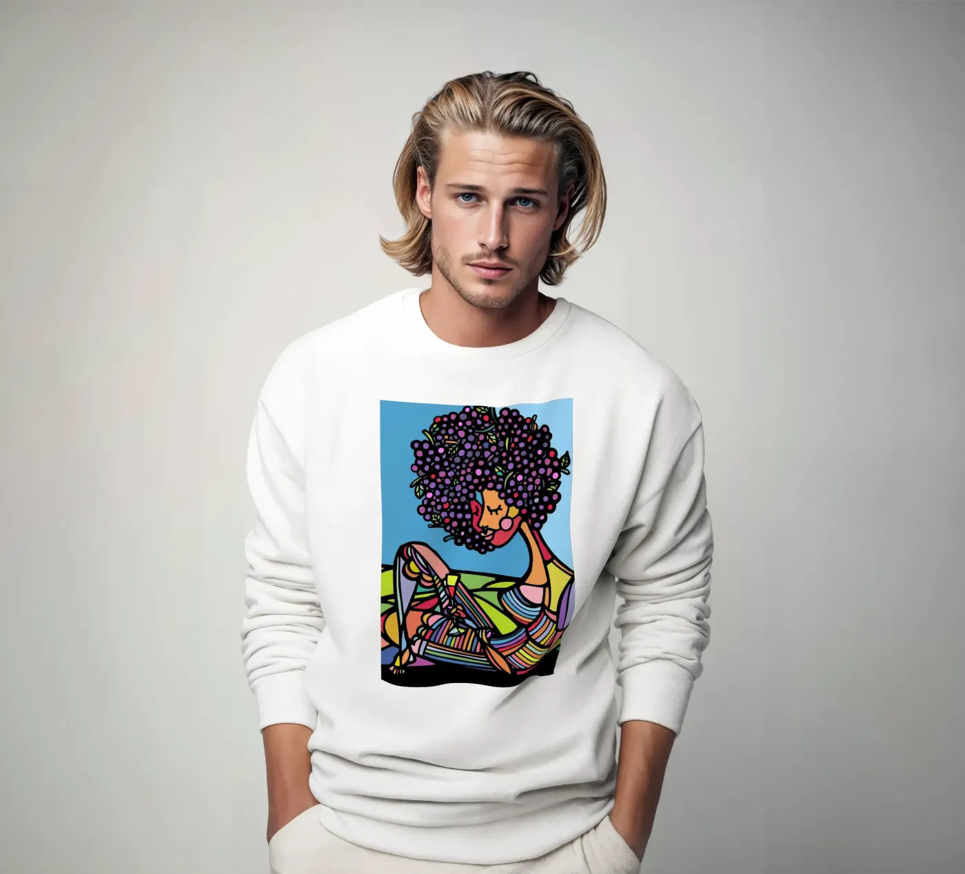 Afro felpa da Ninhol