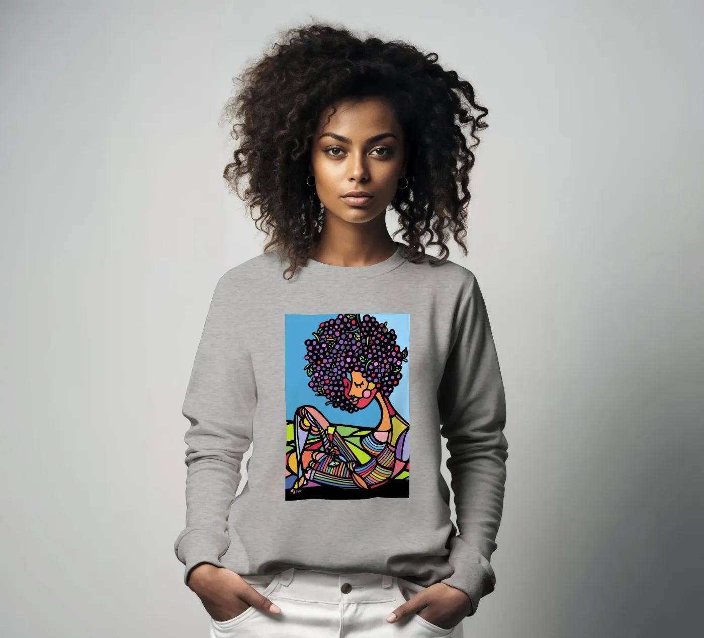 Afro felpa da Ninhol