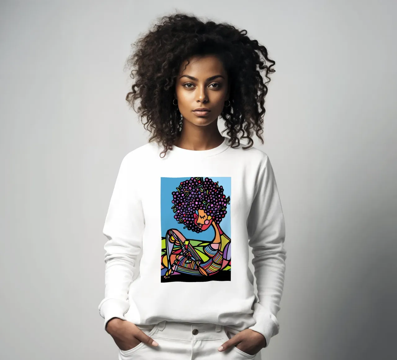 Afro felpa da Ninhol
