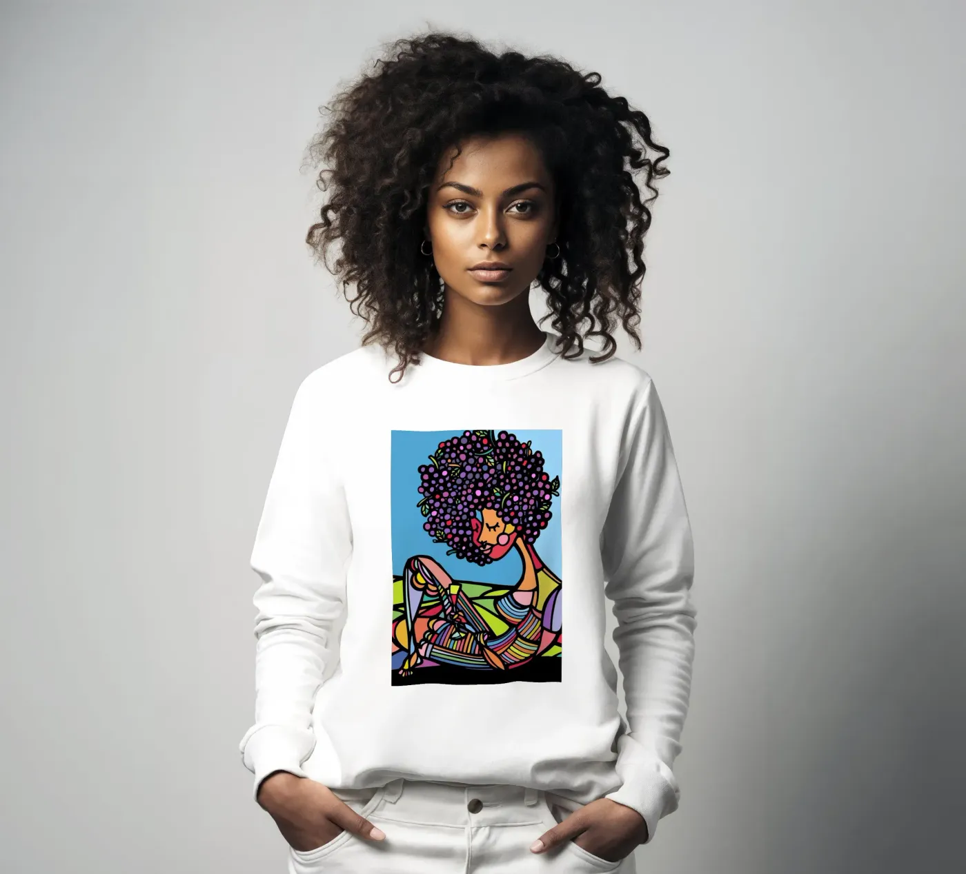 Afro felpa da Ninhol