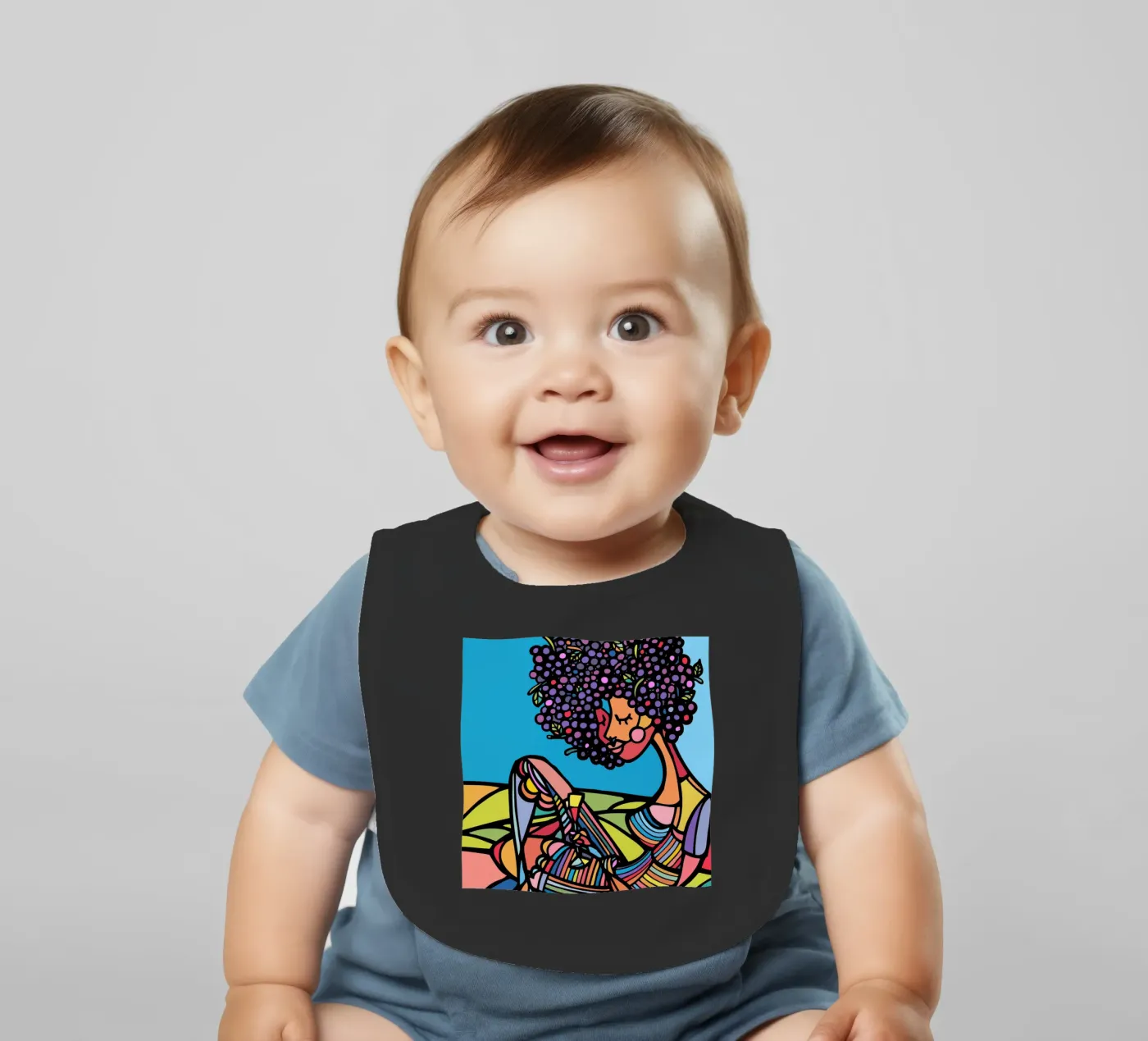 Afro bavoir de Ninhol